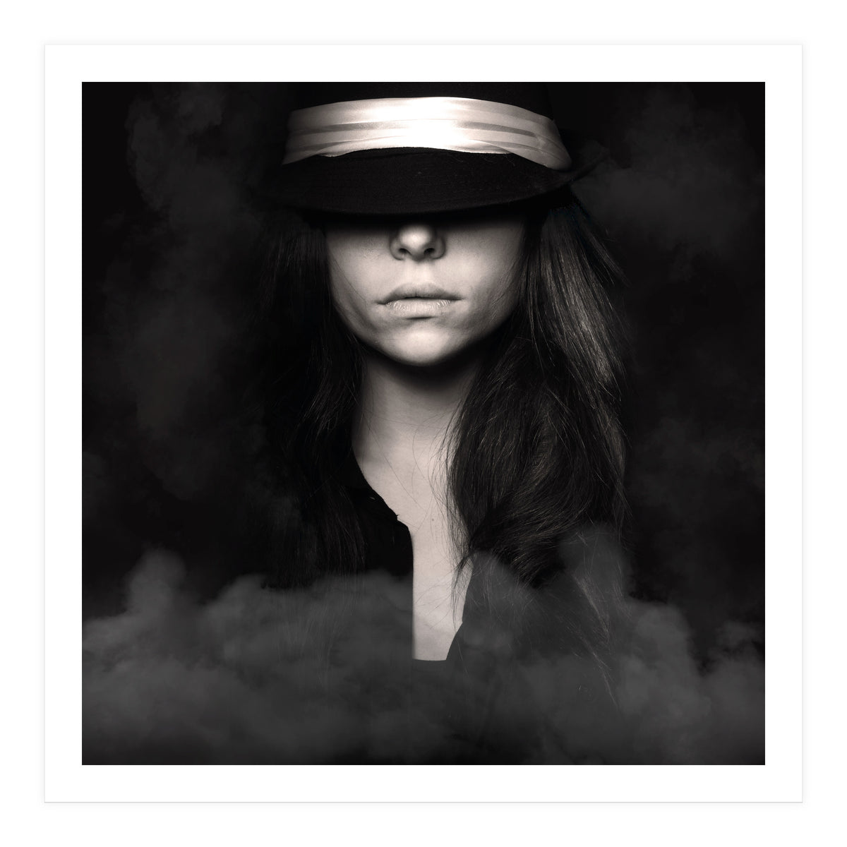 woman in black and white (Print Only)