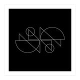Tandem Cyclists | modern geometric (Print Only) thumbnail