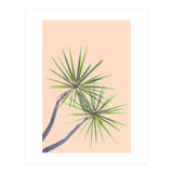 Tropical Serenity | Botanical Nature Plants | Boho Jungle Floral Garden | Watercolor Palm Painting (Print Only) thumbnail