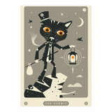 TAROT CARD CAT: THE HERMIT (Print Only) thumbnail
