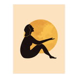 Woman And The Moon II (Print Only) thumbnail