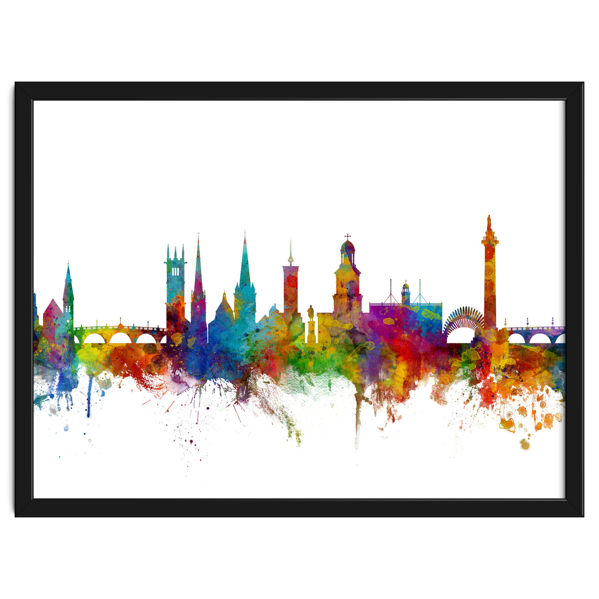 Shrewsbury England Skyline