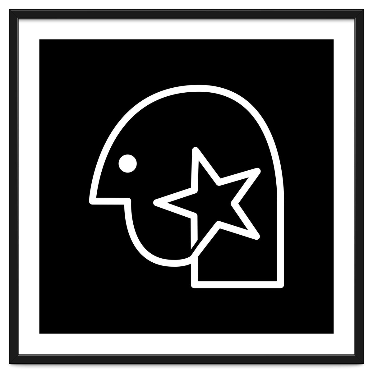 Head Star_Black