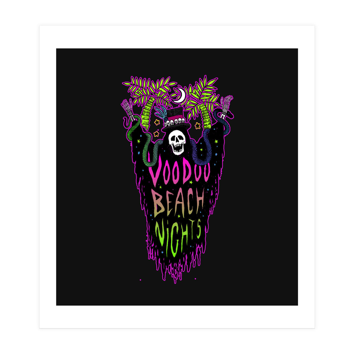 Voodoo Beach Nights (Print Only)
