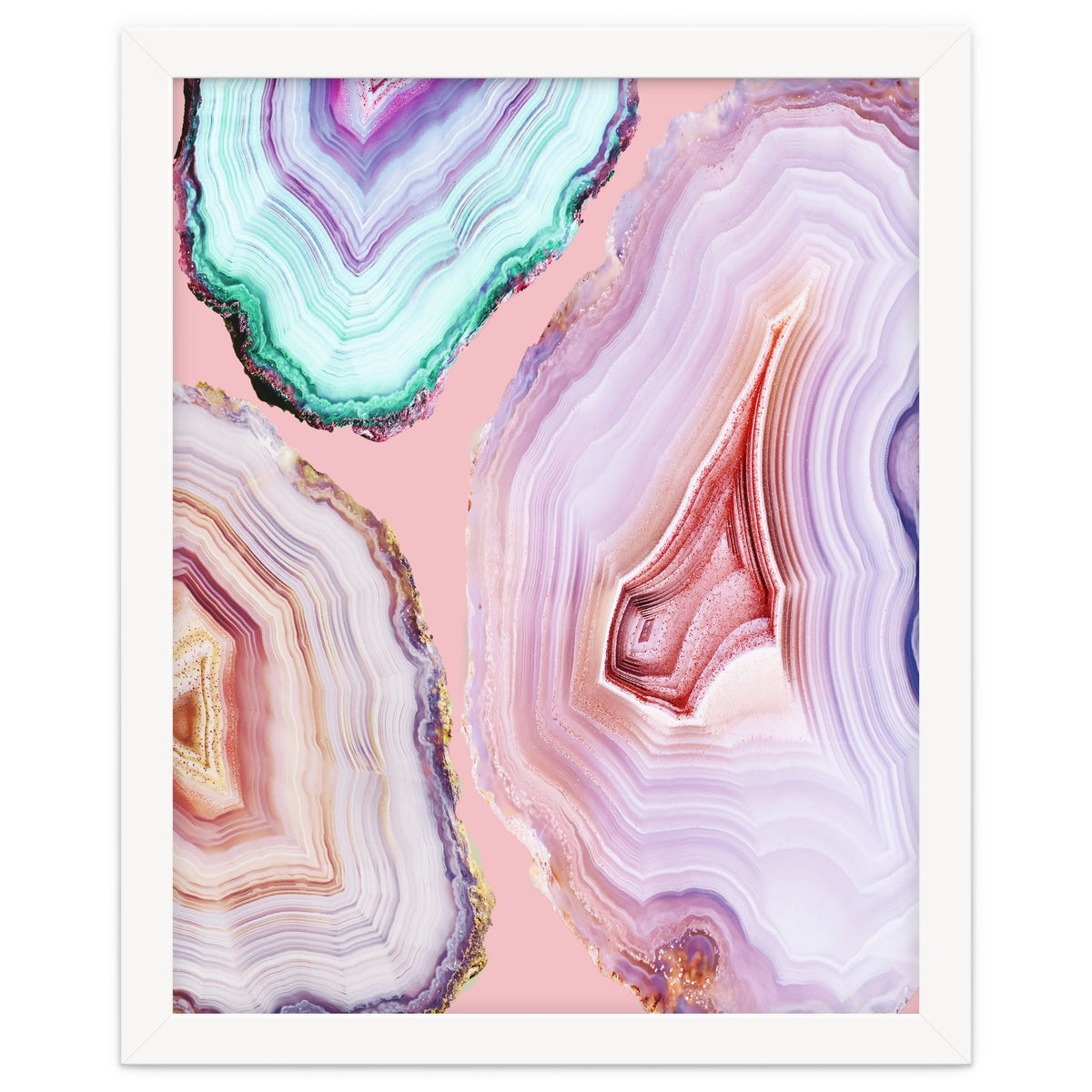 Mineral Agates #Glam collection