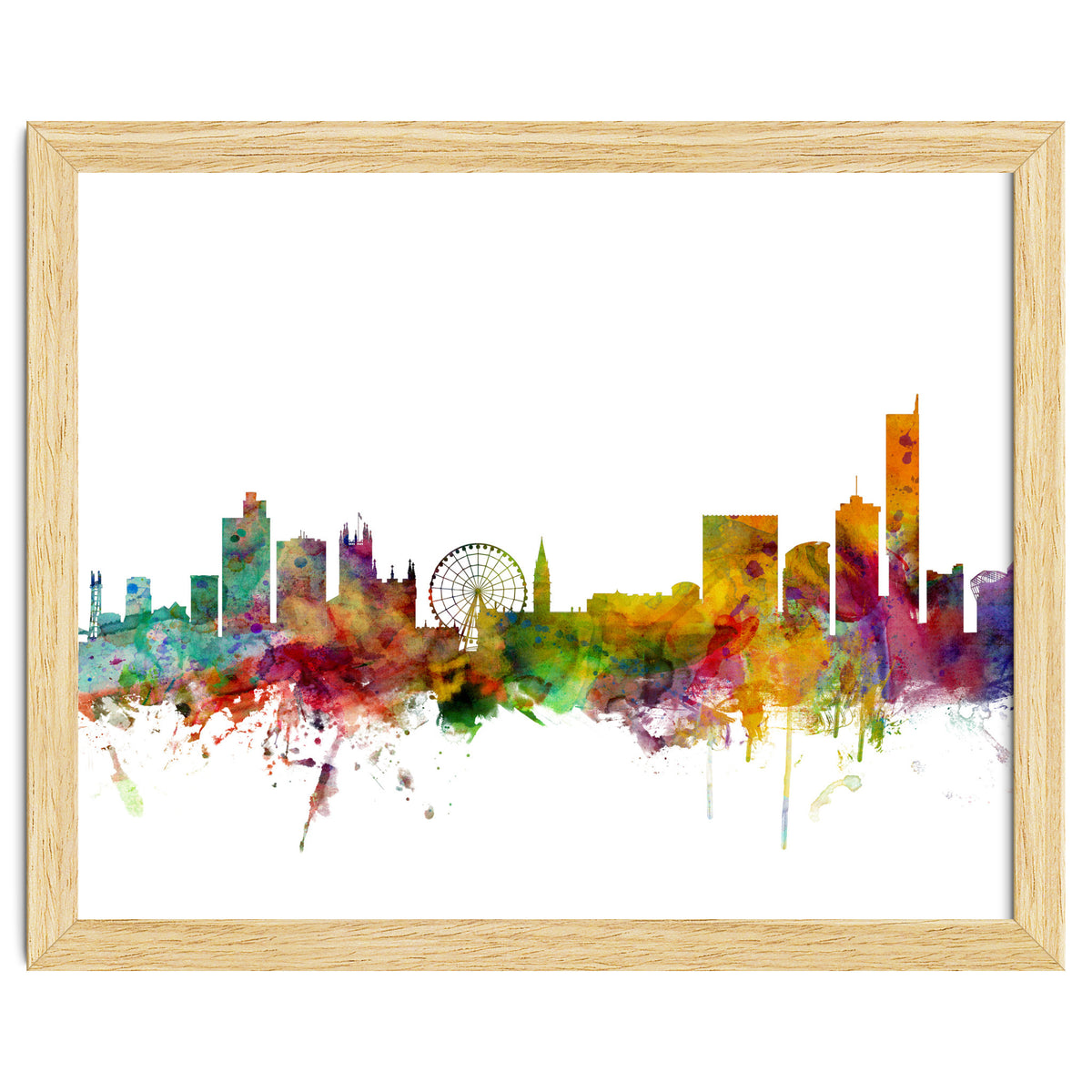 Manchester England Skyline