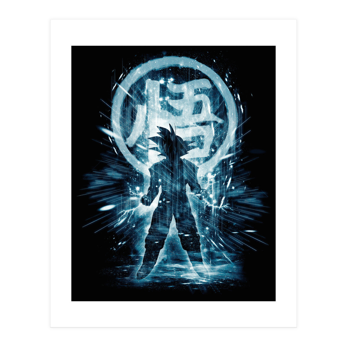 Storm Goku Blue (Print Only)