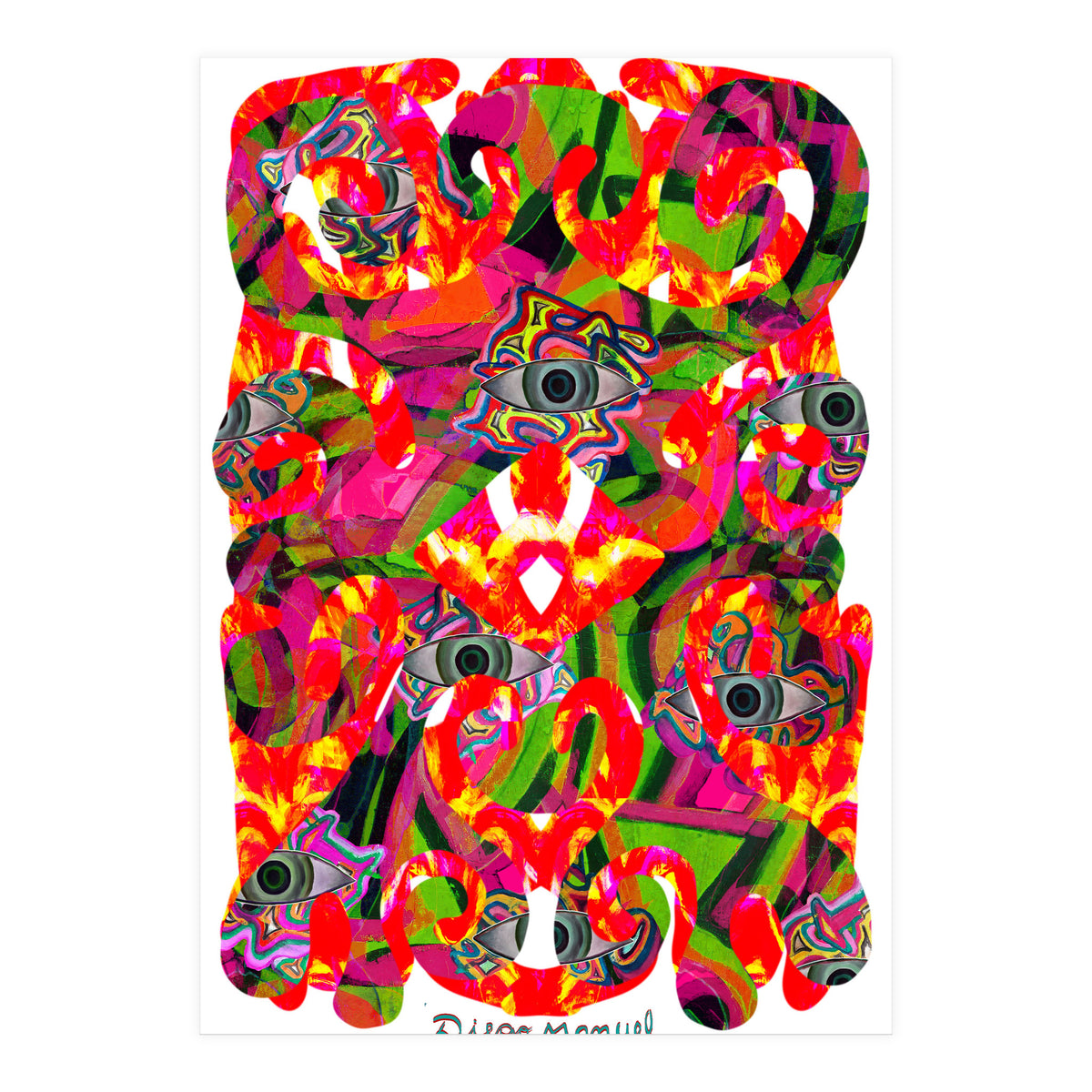 Pop Abstract Asimetrico 35 Copia (Print Only)