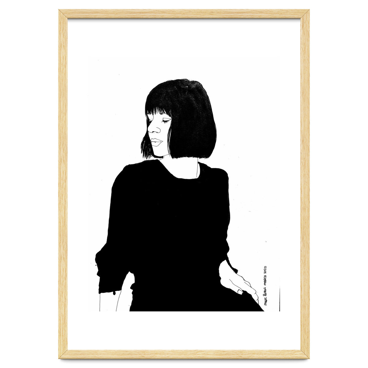 Untitled 84 - Woman in black