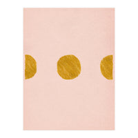 Pink and rust minimalist shapes (Print Only)
