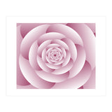 Abstract Rose Spiral 3D Art (Print Only) thumbnail