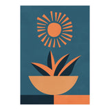 Retro Boho Botanical Sun Plant (Print Only) thumbnail