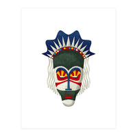 Tribal Mask 17 (Print Only)