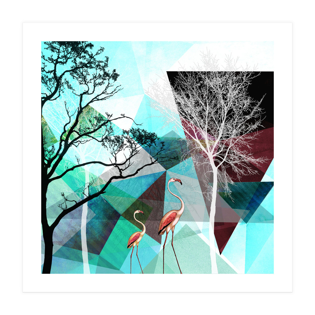 FLAMINGOS P26 (Print Only)