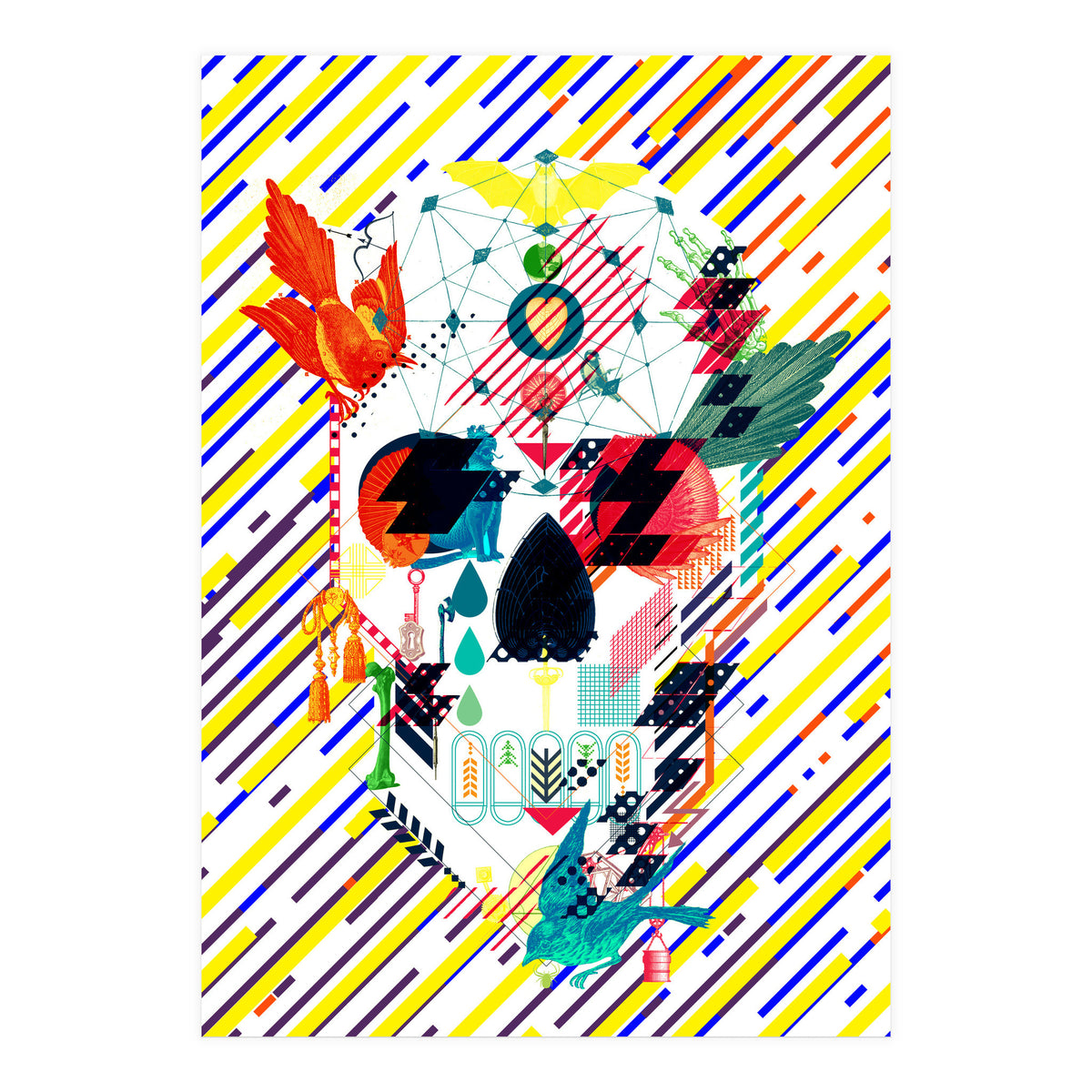 Abstract Skull (Print Only)