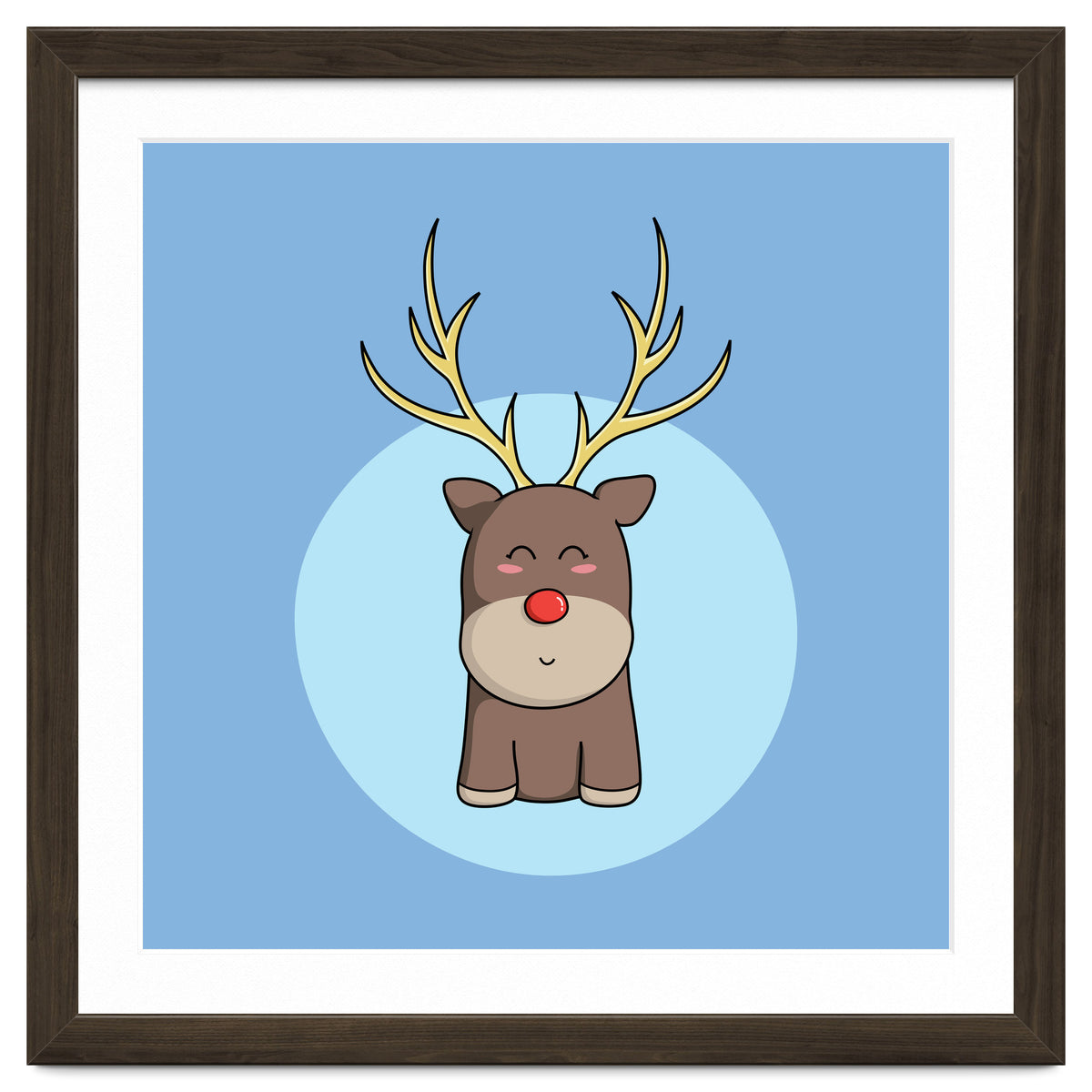 Kawaii Cute Christmas Reindeer