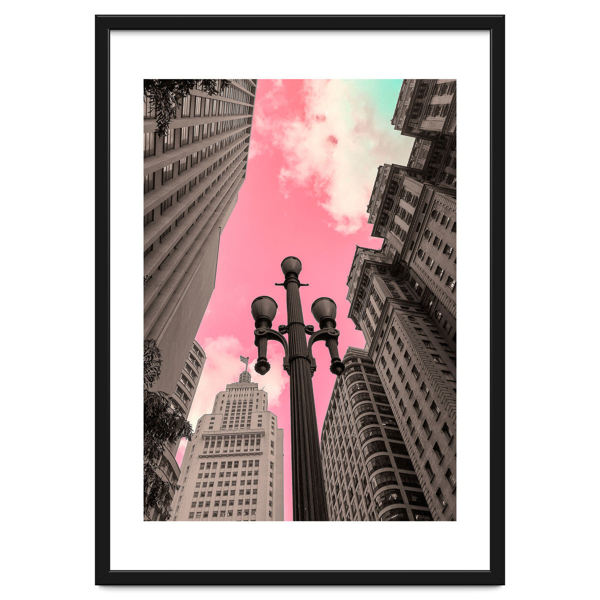 Pink Sky in São Paulo - Downtown