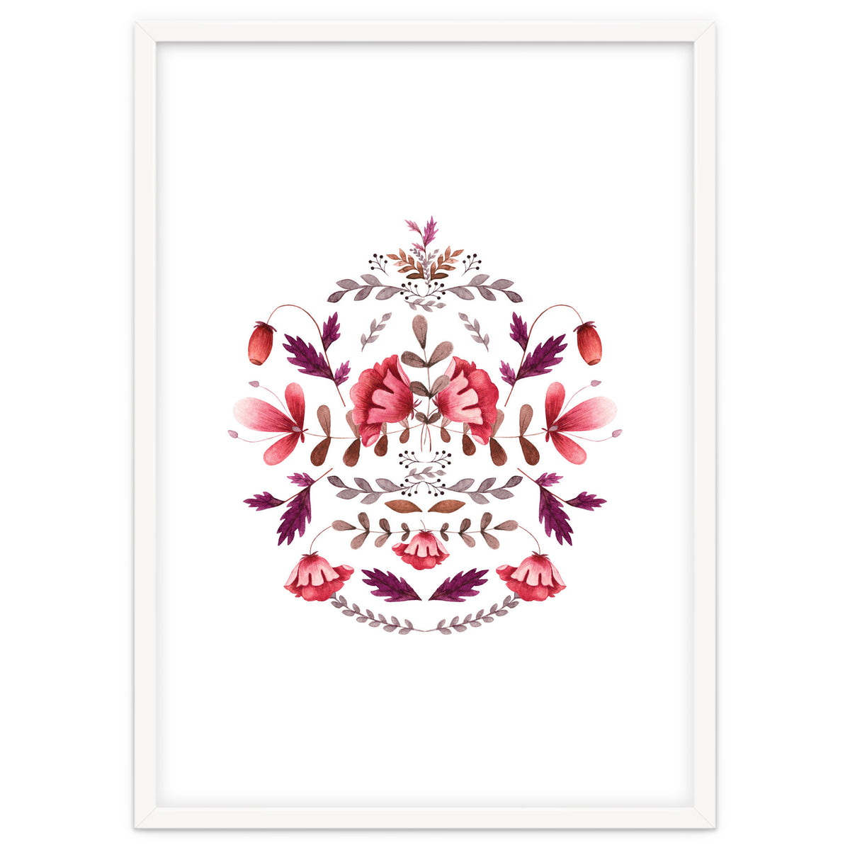 Scandinavian Folk Art Flowers