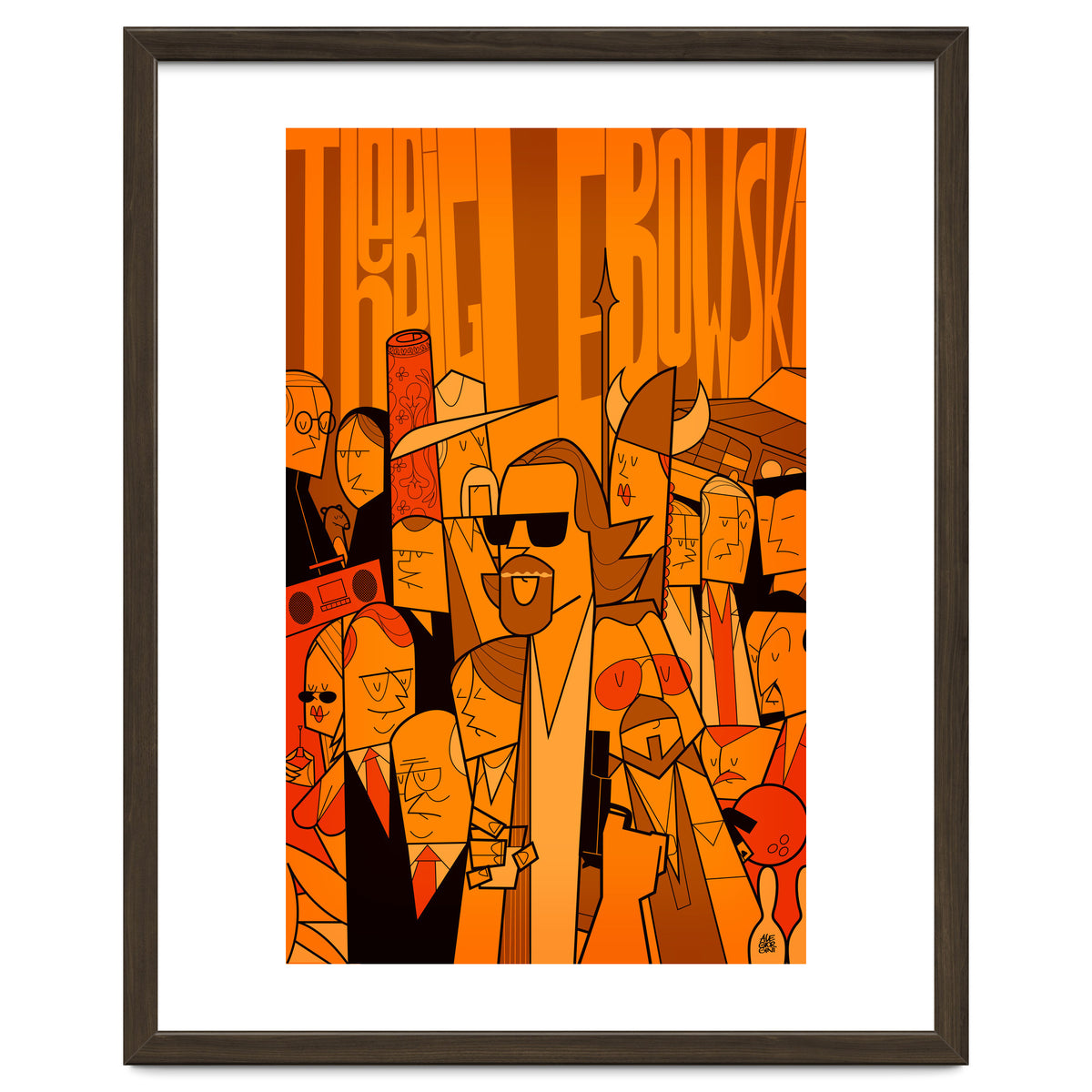 The Big Lebowski Alternative Movie Poster