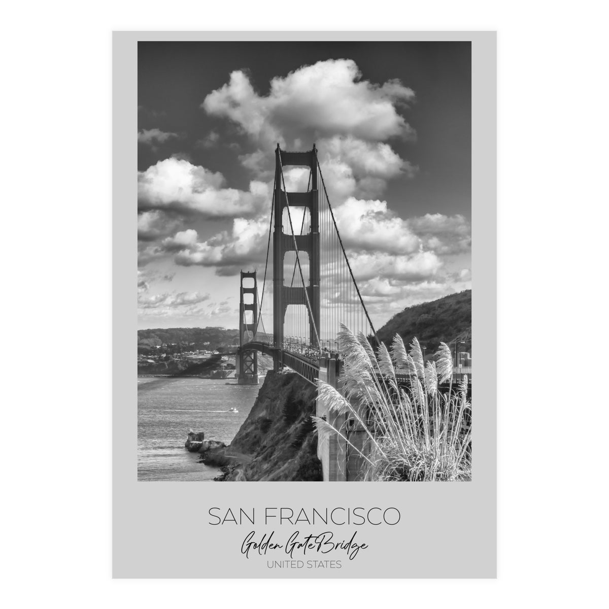In focus: SAN FRANCISCO Golden Gate Bridge (Print Only)