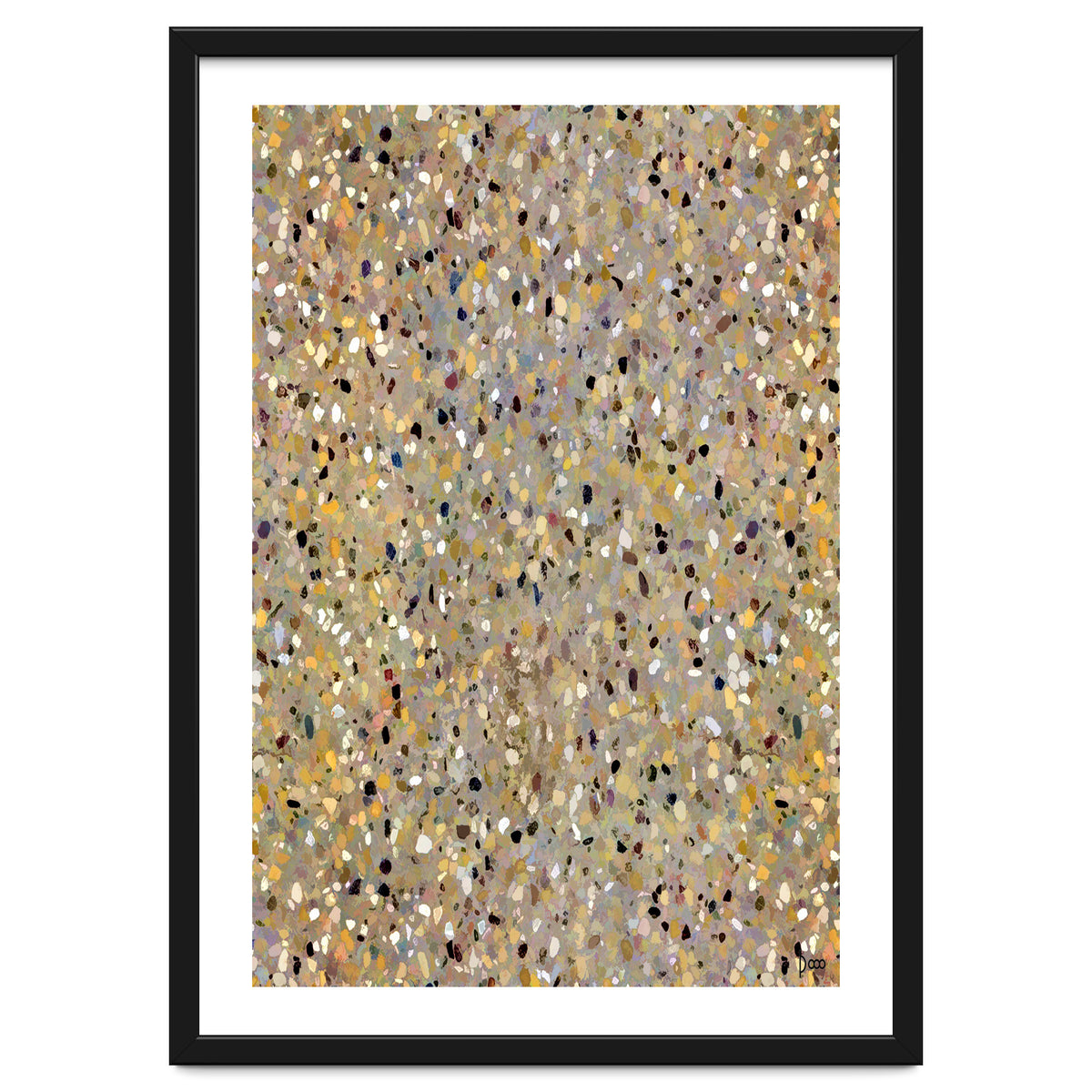 Golden Brown Terrazzo