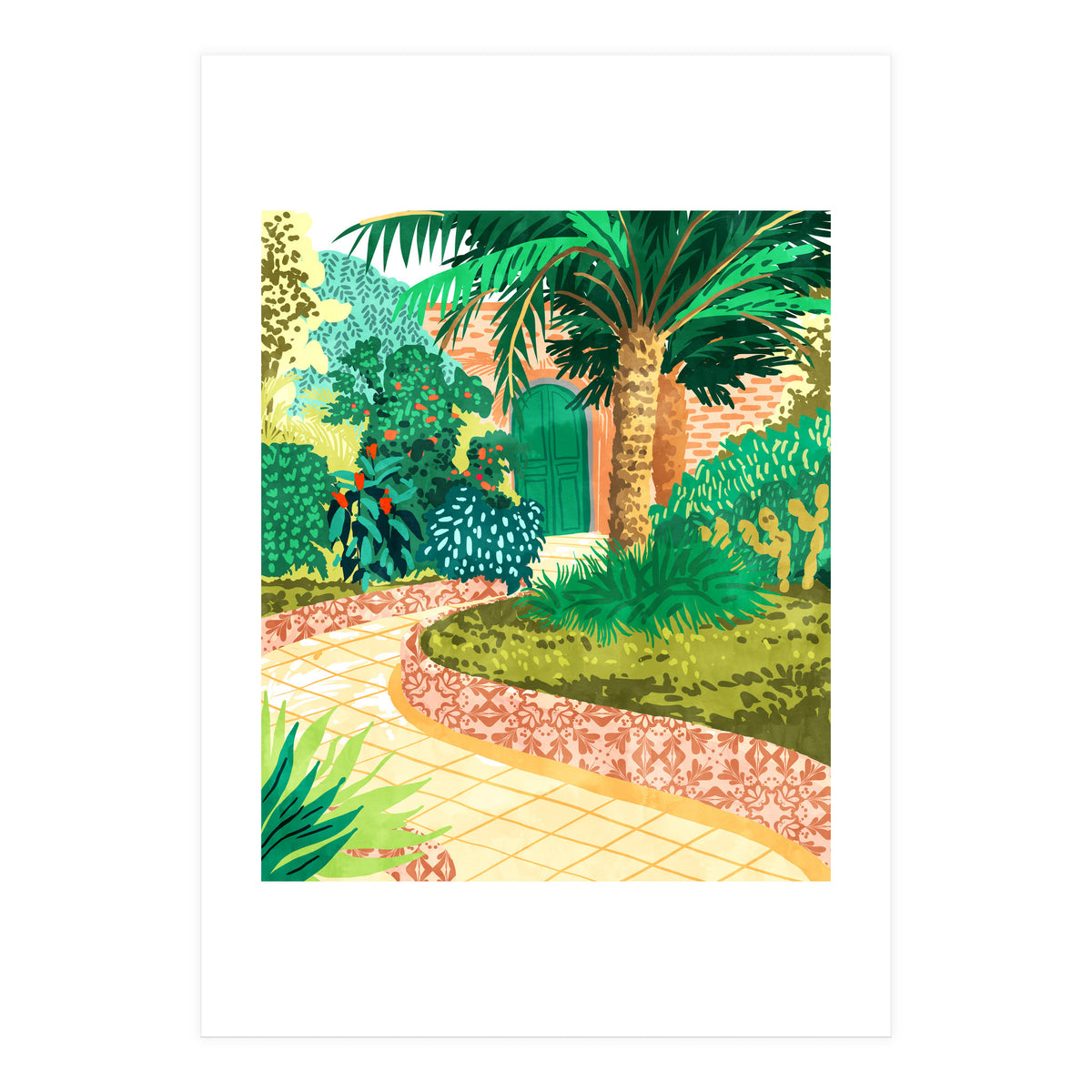 The House With The Green Door (Print Only)