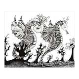 Seahorse Dragons Mystical Home (Print Only) thumbnail
