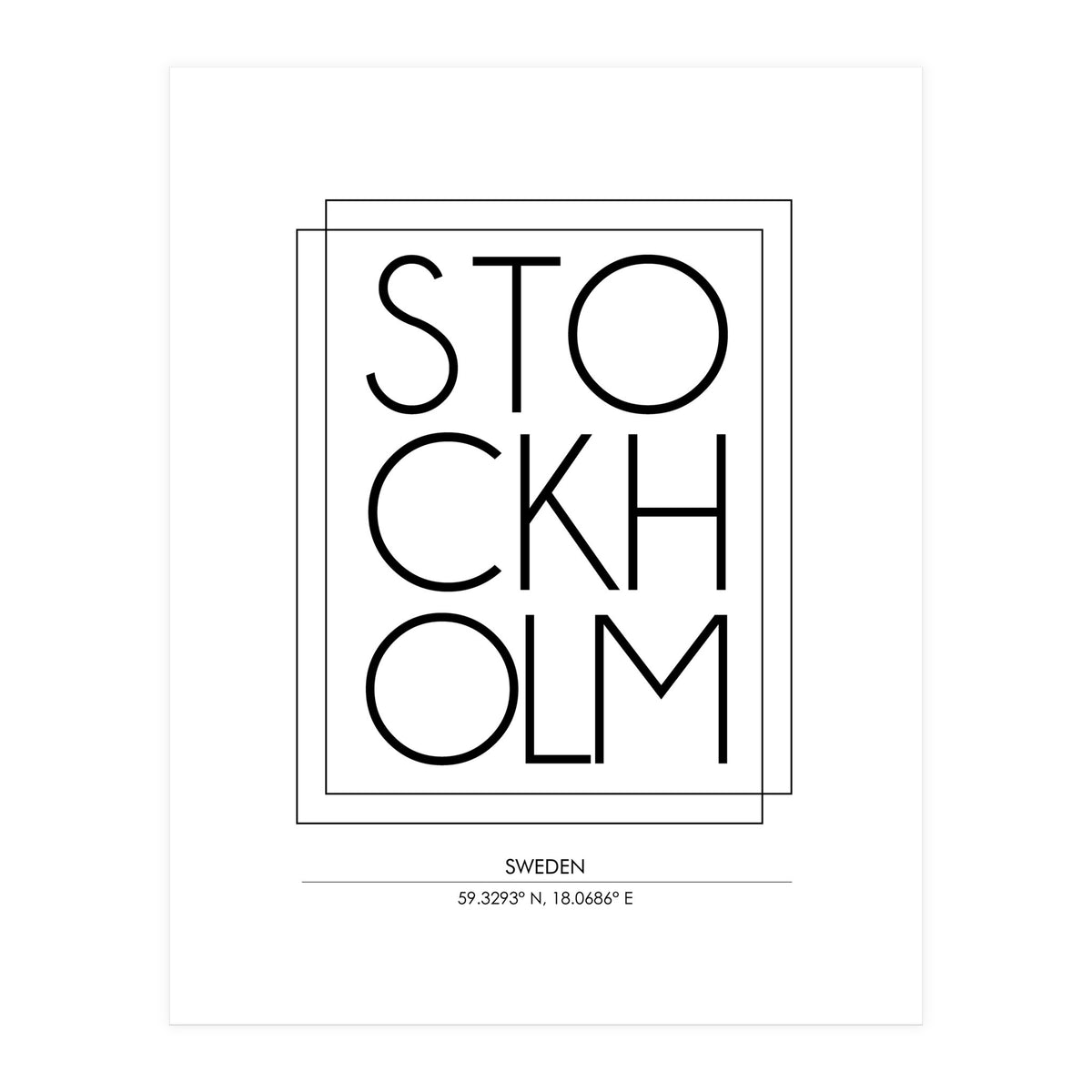 Stockholm (Print Only)