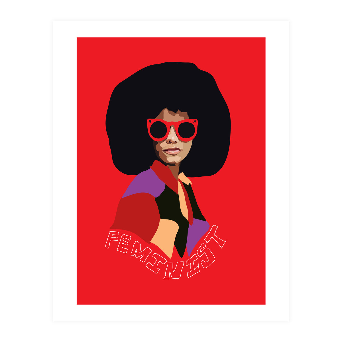 Feminist Afro (Print Only)