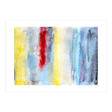 Touch of red || abstract watercolor (Print Only) thumbnail