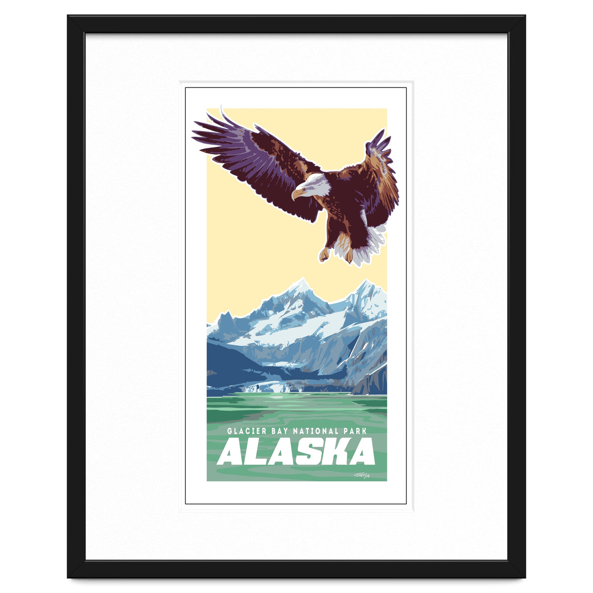 Alaskan Eagle Poster