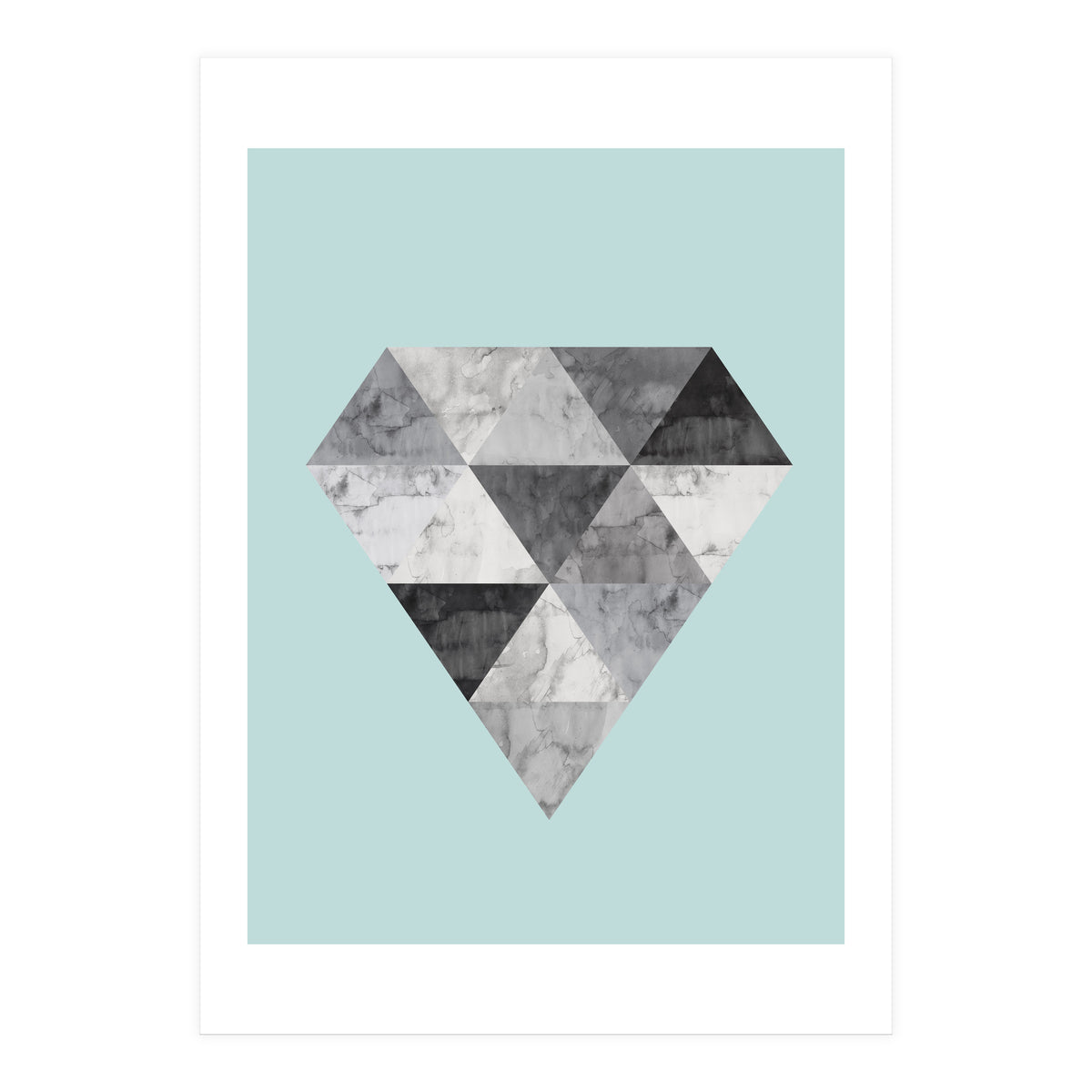 Geometric Rock IV (Print Only)