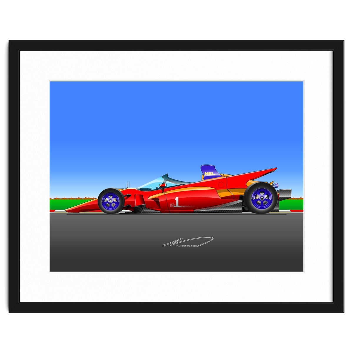 Pole Position Racecar Homage