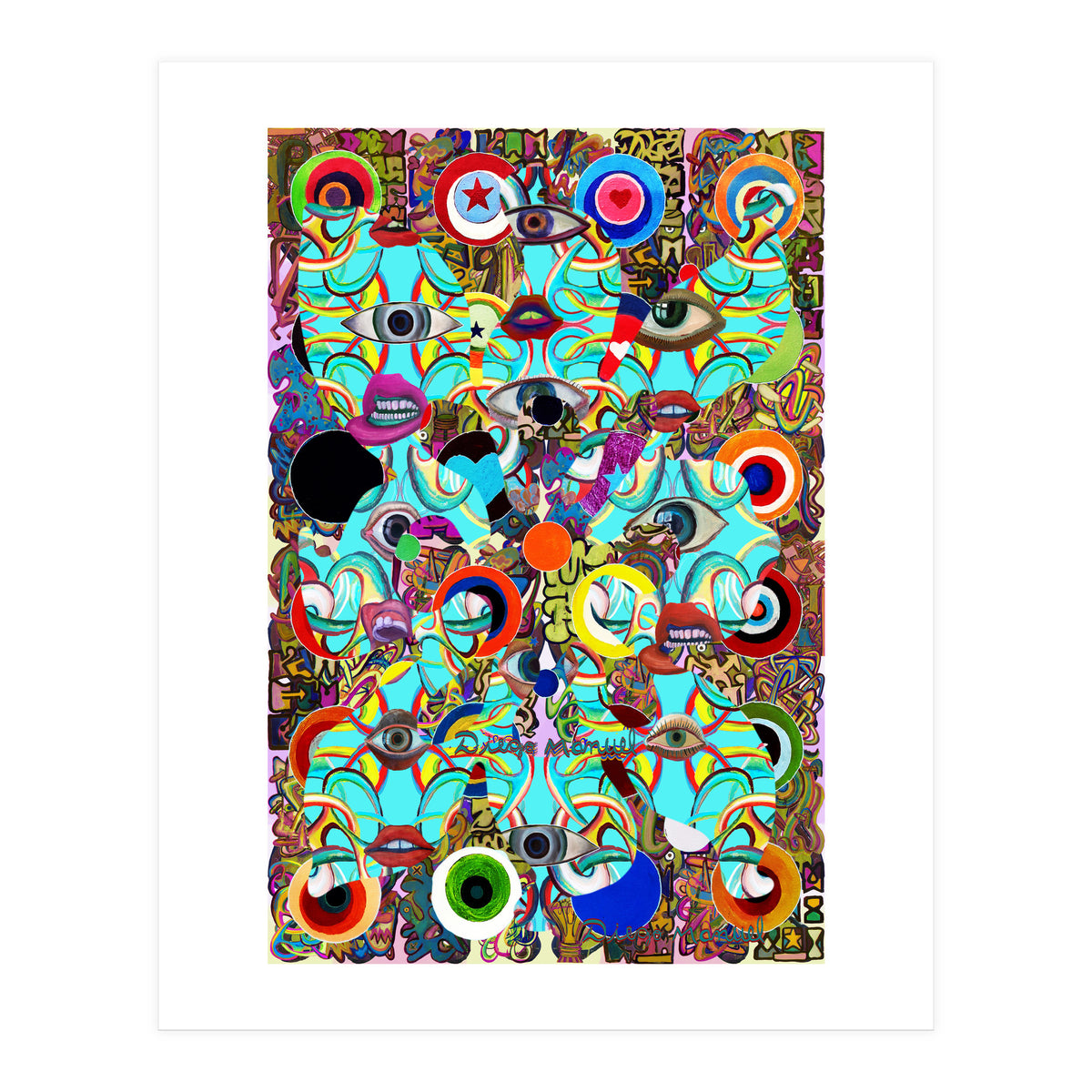 Fuego Y Graffiti 77 (Print Only)