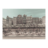 AMSTERDAM Singel Canal with Flower Market | urban vintage style (Print Only) thumbnail