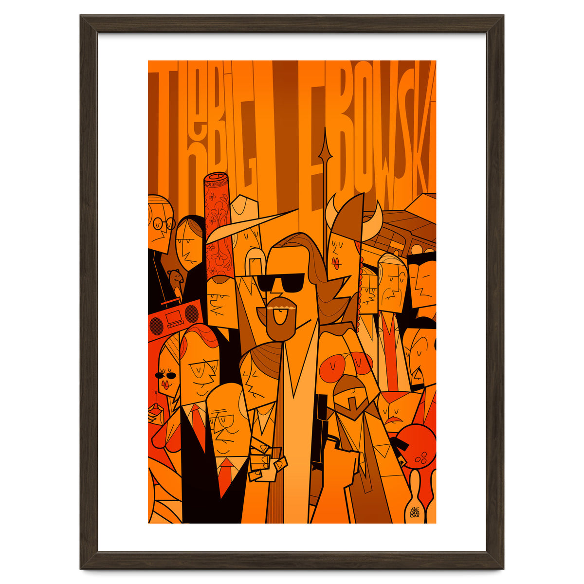 The Big Lebowski Alternative Movie Poster