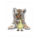 Tiger and Duck (Print Only) thumbnail