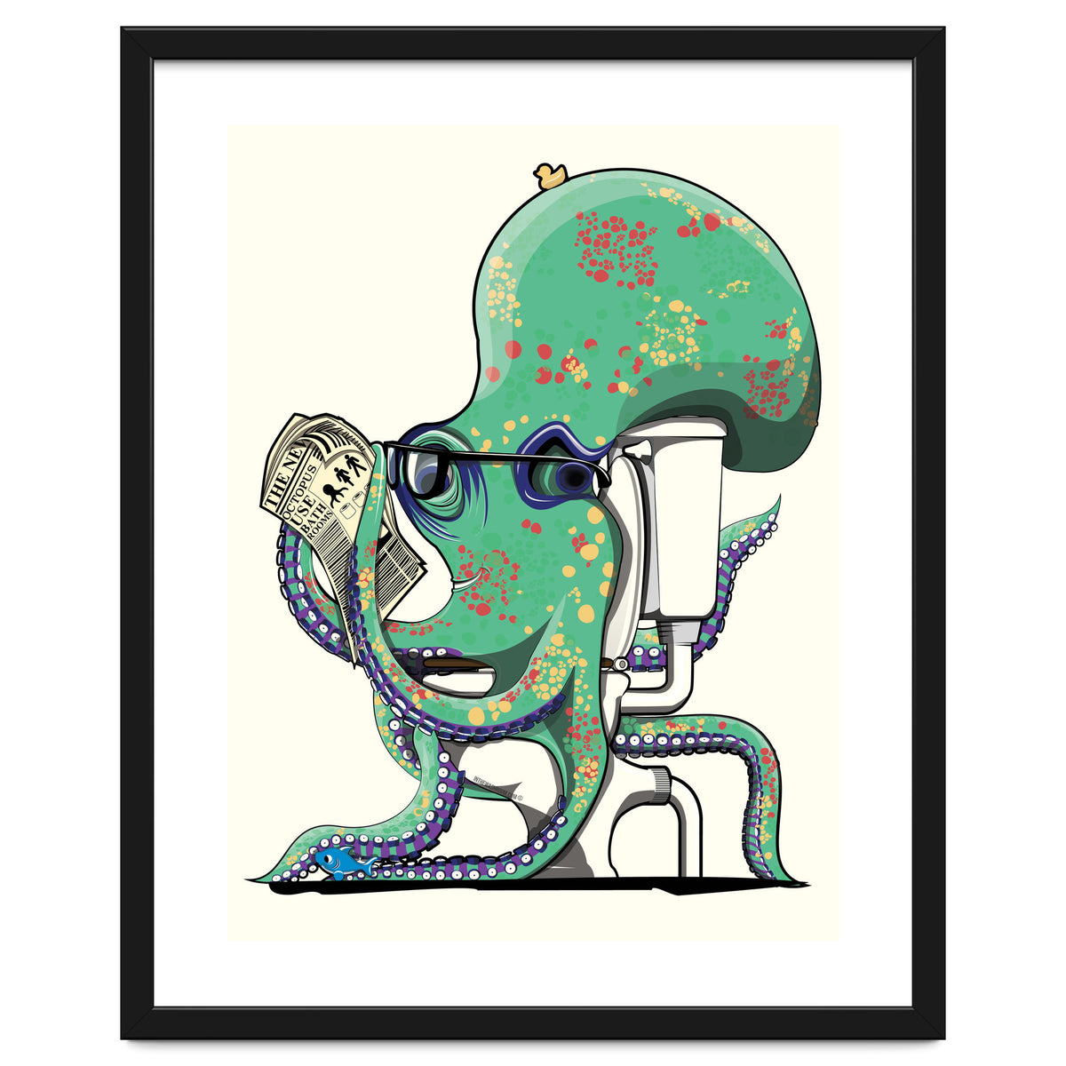 Octopus on the Toilet