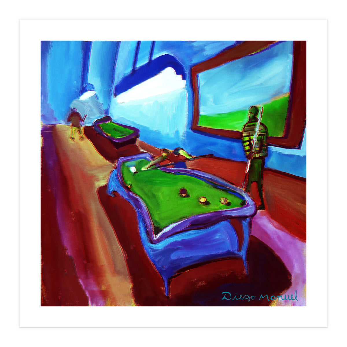 Noche De Pool 3 2 (Print Only)