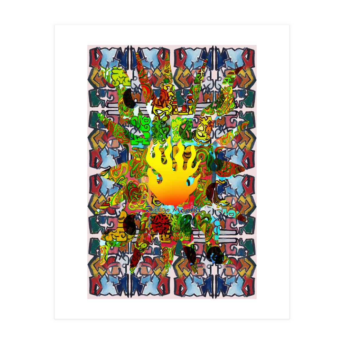 Fuego Y Graffiti 48 (Print Only)