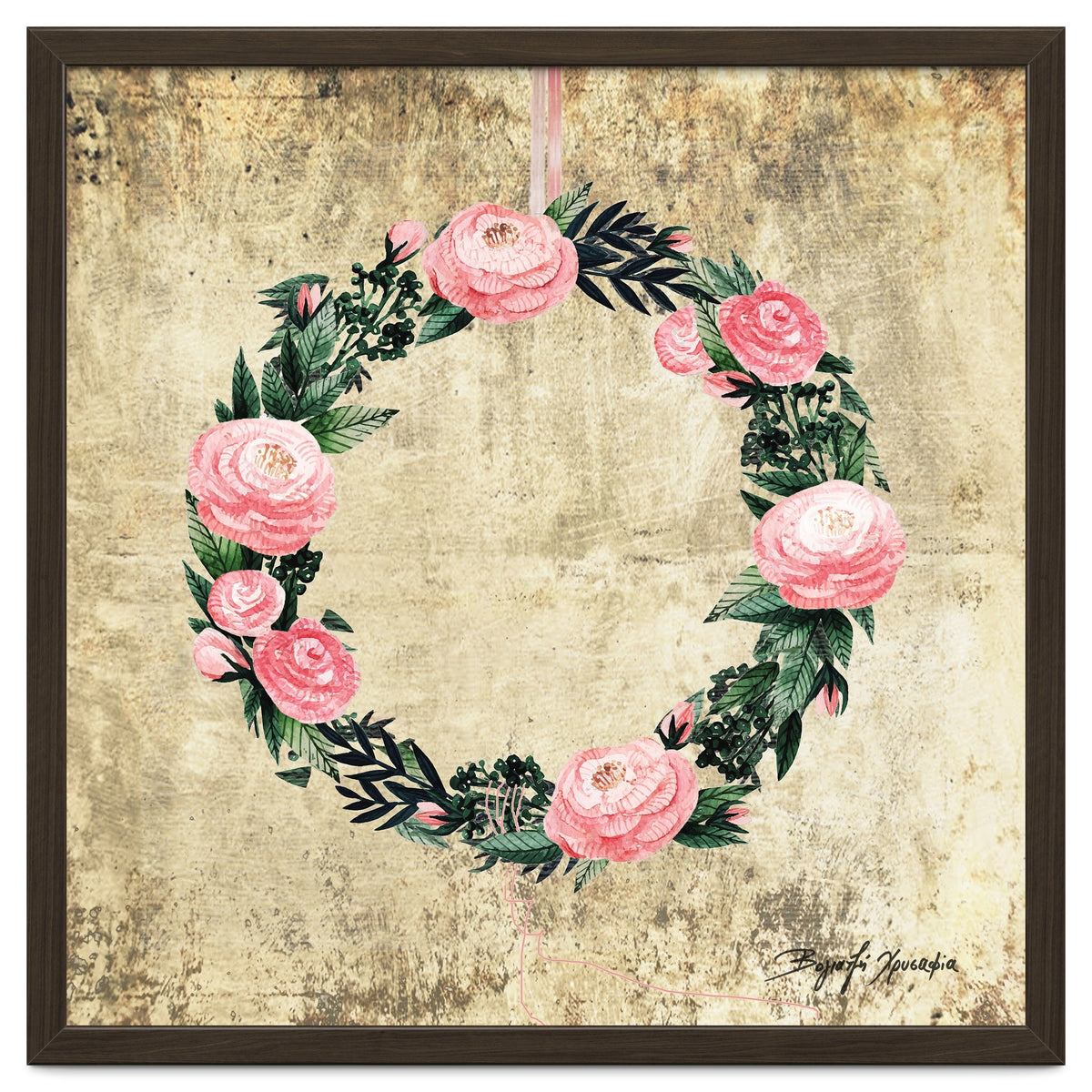 Wreath #Rose Flowers #Royal collection