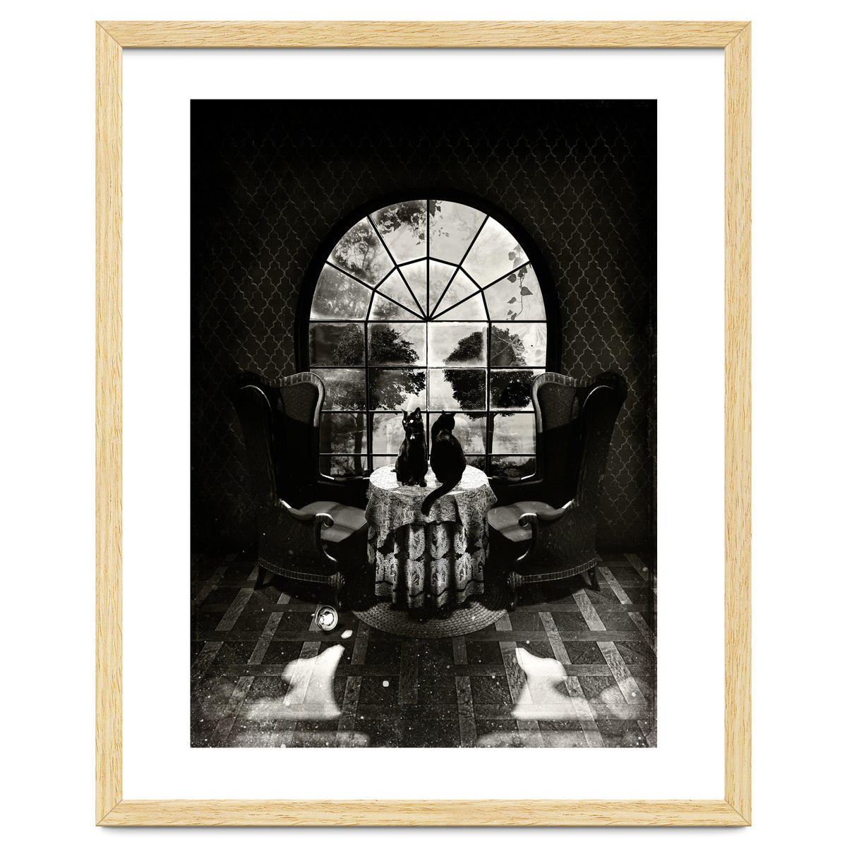 Room Skull Bw