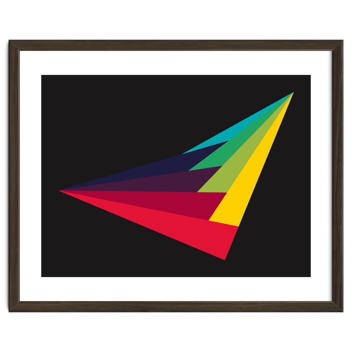 Geometric Shapes No. 40 - rainbow