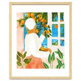 A Few Bad Oranges Is No Reason Not To Bring The Grove Home | Boho Botanical Garden Painting thumbnail