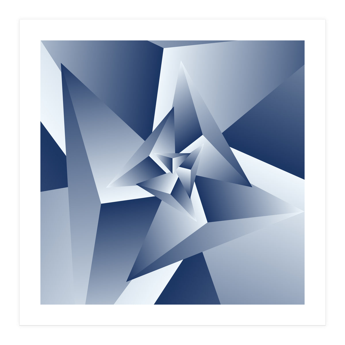 Modern Traingle Pattern (Print Only)