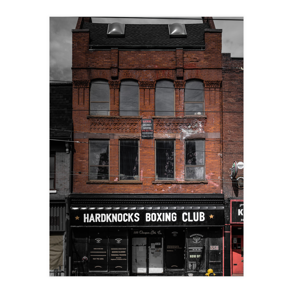 No 358 Queen St E 1 Color Version (Print Only)