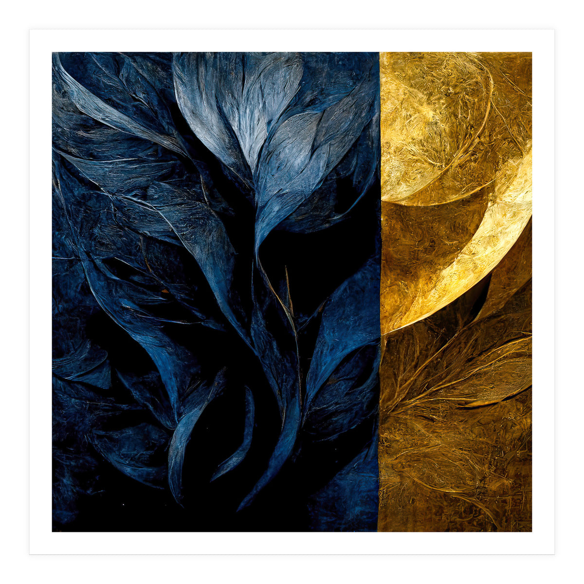 METALLIC FLOWER (Print Only)