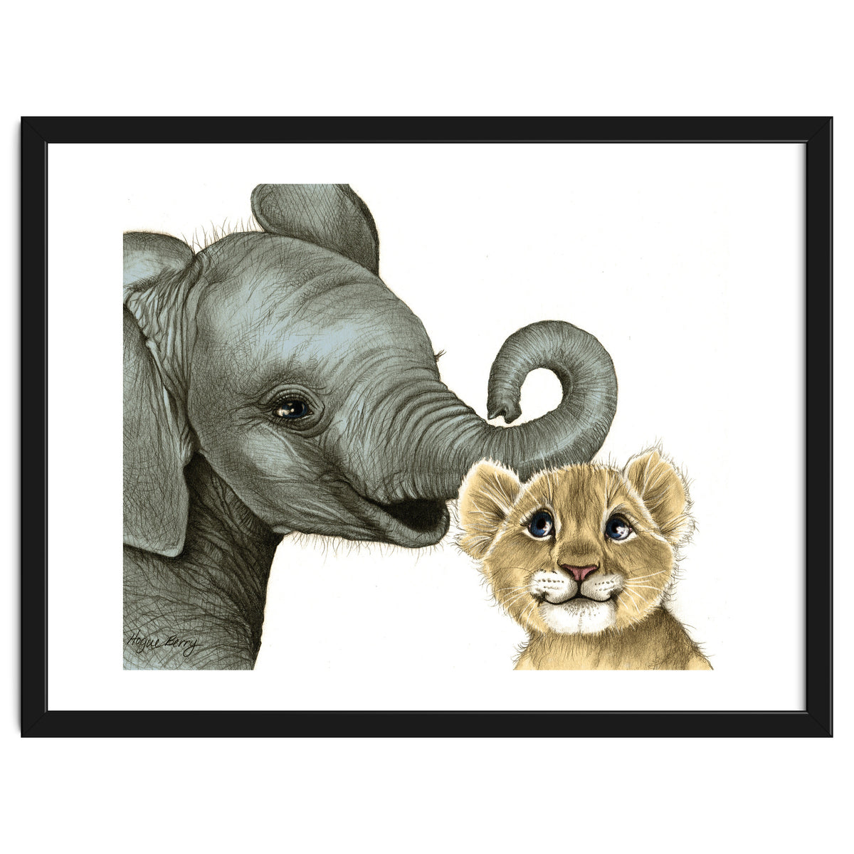 Best Friends, Elephant and Lion