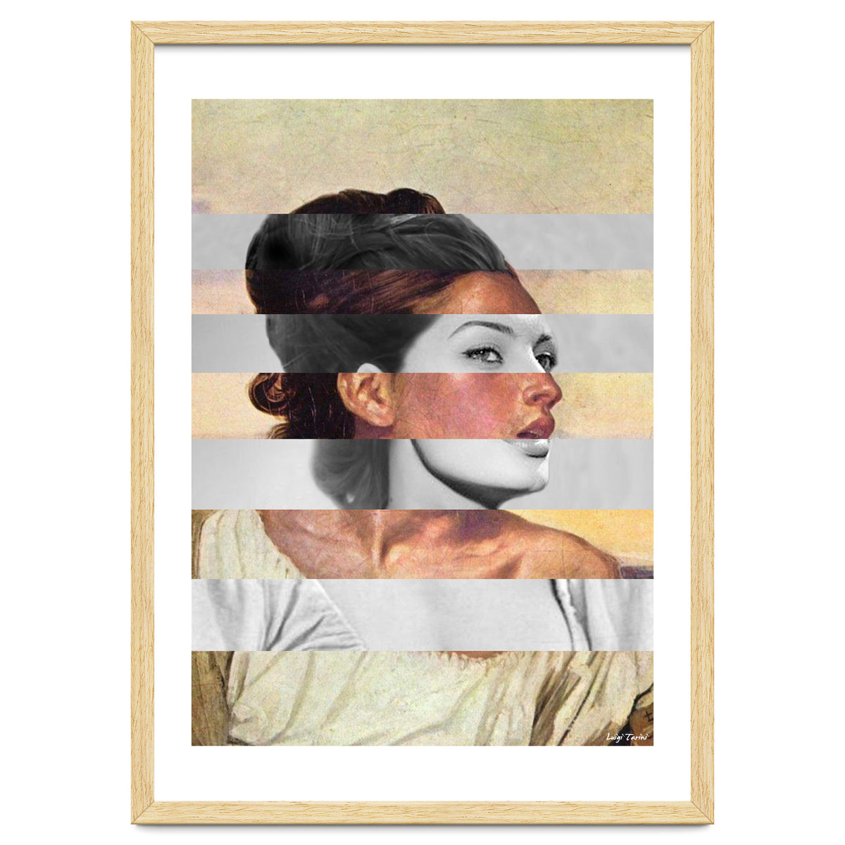 Delacroix's Orphan Girl At The Cemetery & Sophia Loren