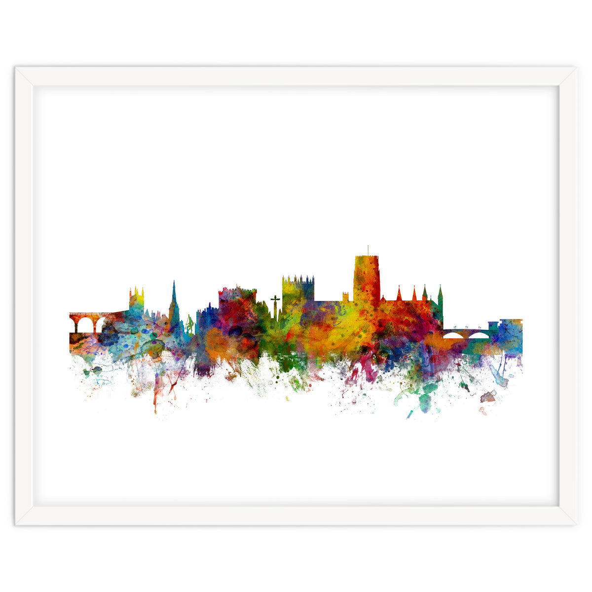 Durham England Skyline Cityscape